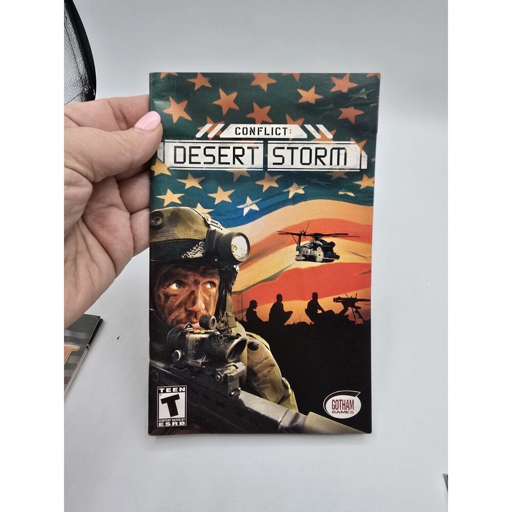 Conflict Desert Storm PS2 Playstation 2 Instruction Manual Only